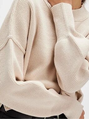 Free People Easy Street Crop Pullover Sweater